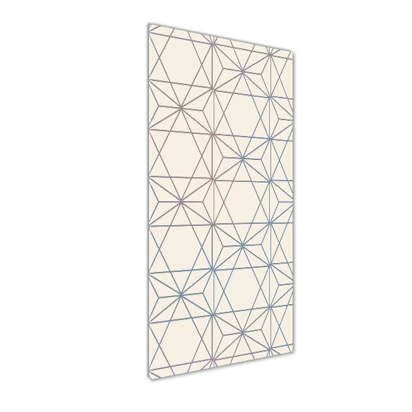 Print on acrylic Geometric background