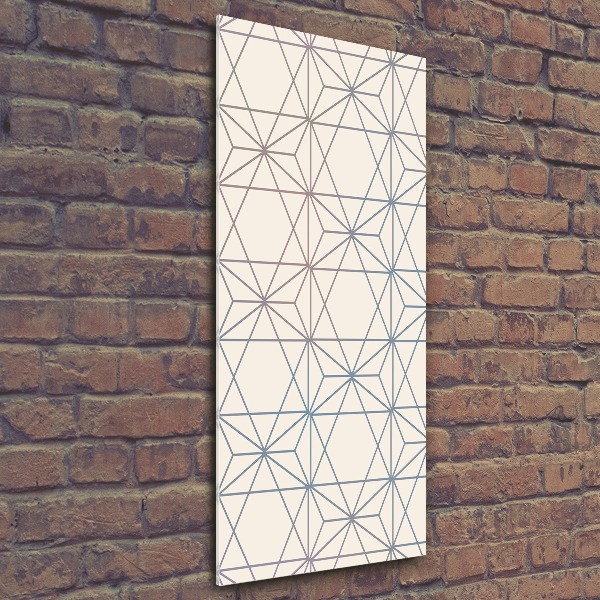 Print on acrylic Geometric background