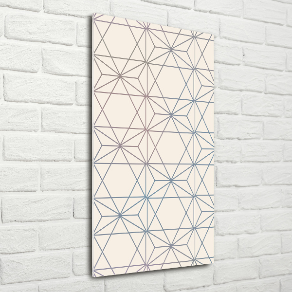 Print on acrylic Geometric background