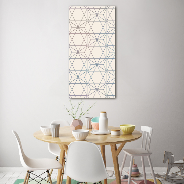 Print on acrylic Geometric background