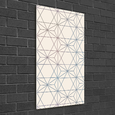 Print on acrylic Geometric background