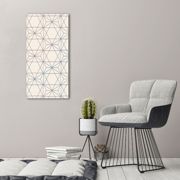 Print on acrylic Geometric background