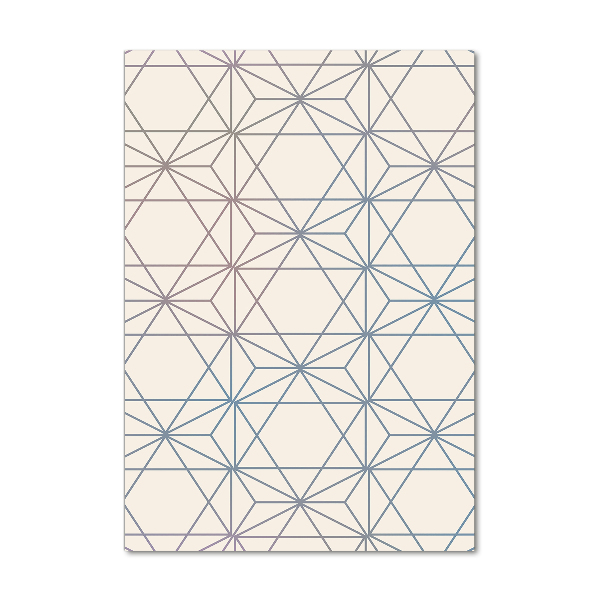 Print on acrylic Geometric background