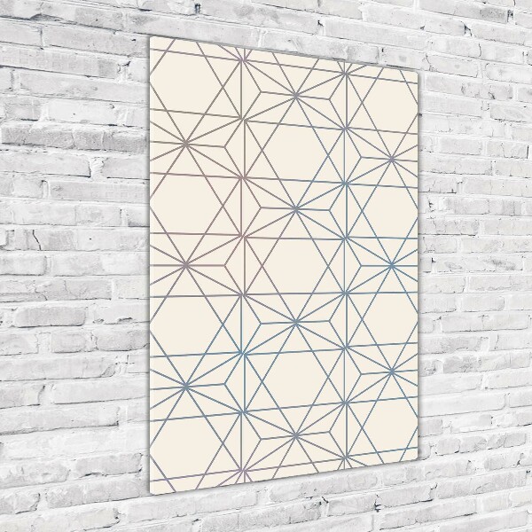 Print on acrylic Geometric background