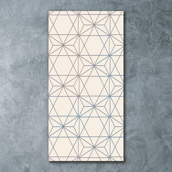 Print on acrylic Geometric background