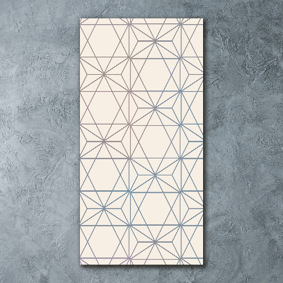 Print on acrylic Geometric background