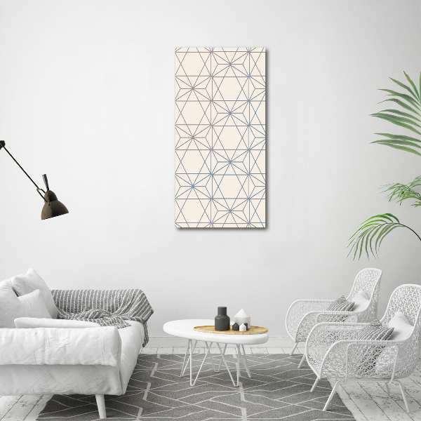 Print on acrylic Geometric background