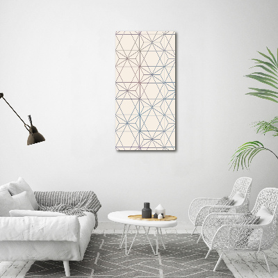 Print on acrylic Geometric background