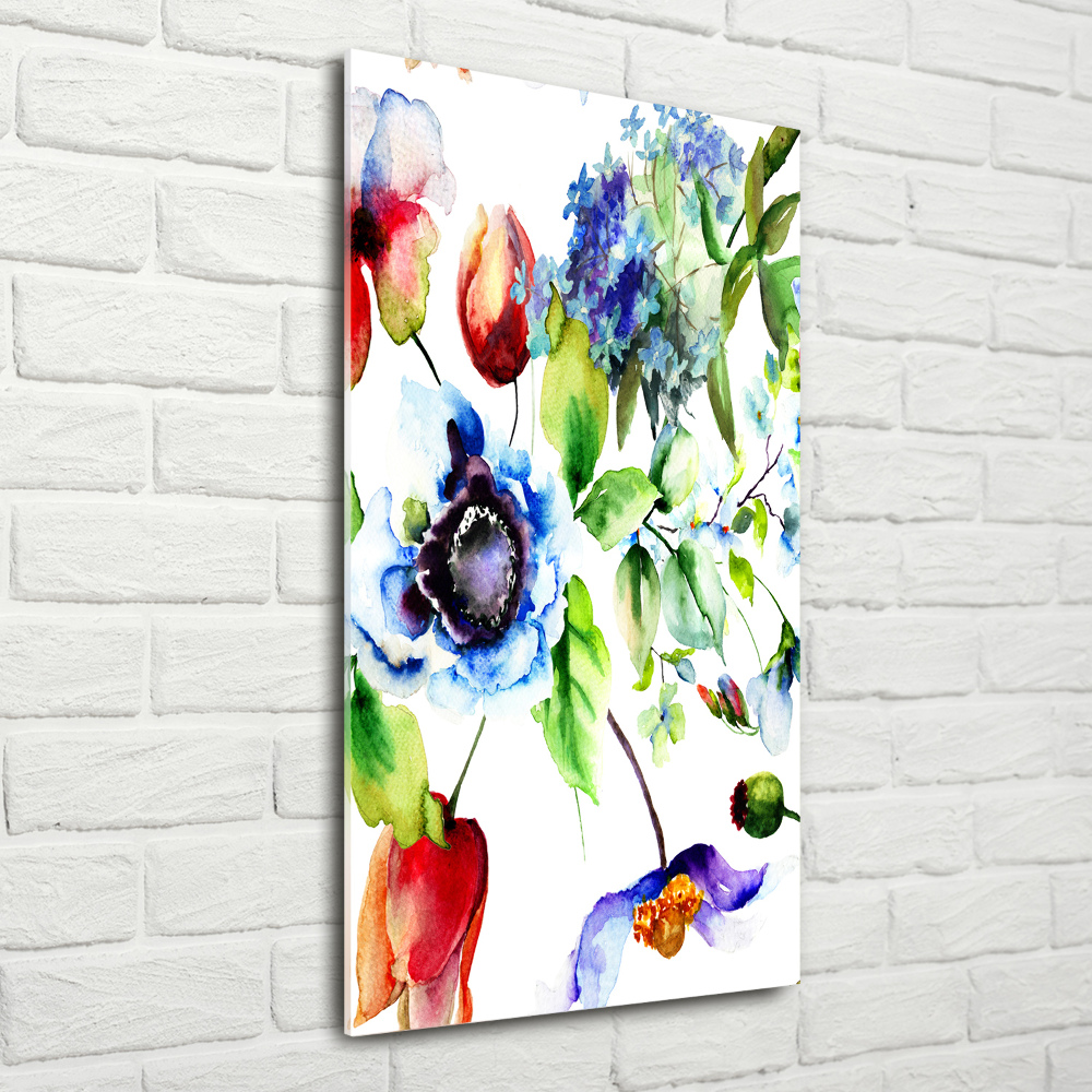 Print on acrylic Field flowers