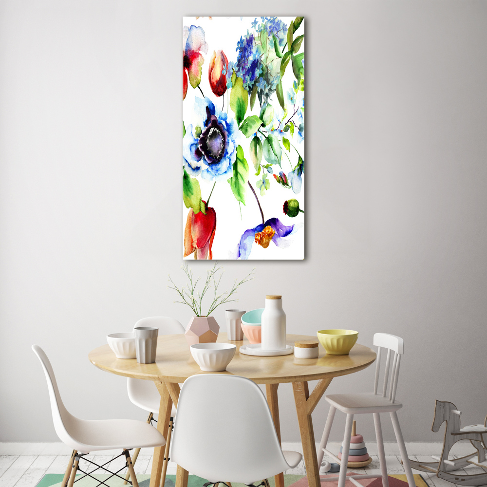 Print on acrylic Field flowers