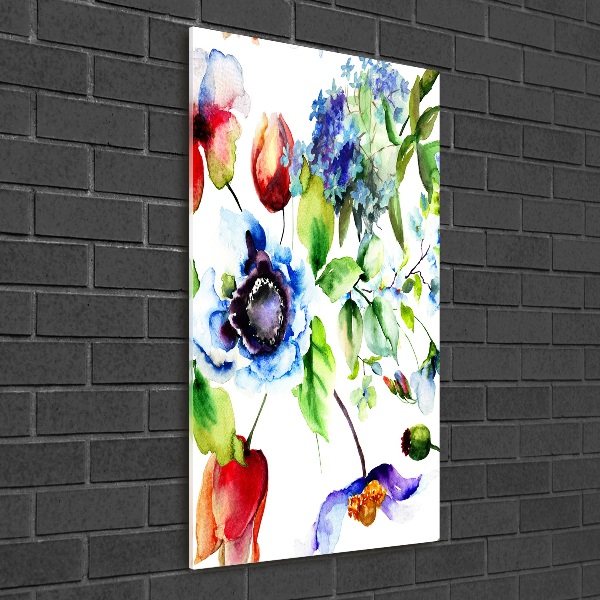 Print on acrylic Field flowers