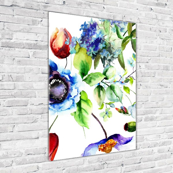 Print on acrylic Field flowers