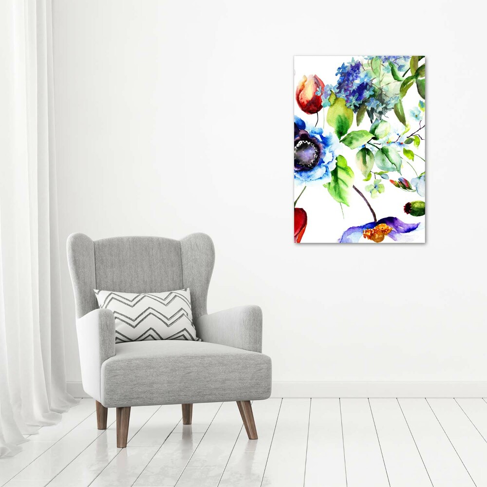 Print on acrylic Field flowers