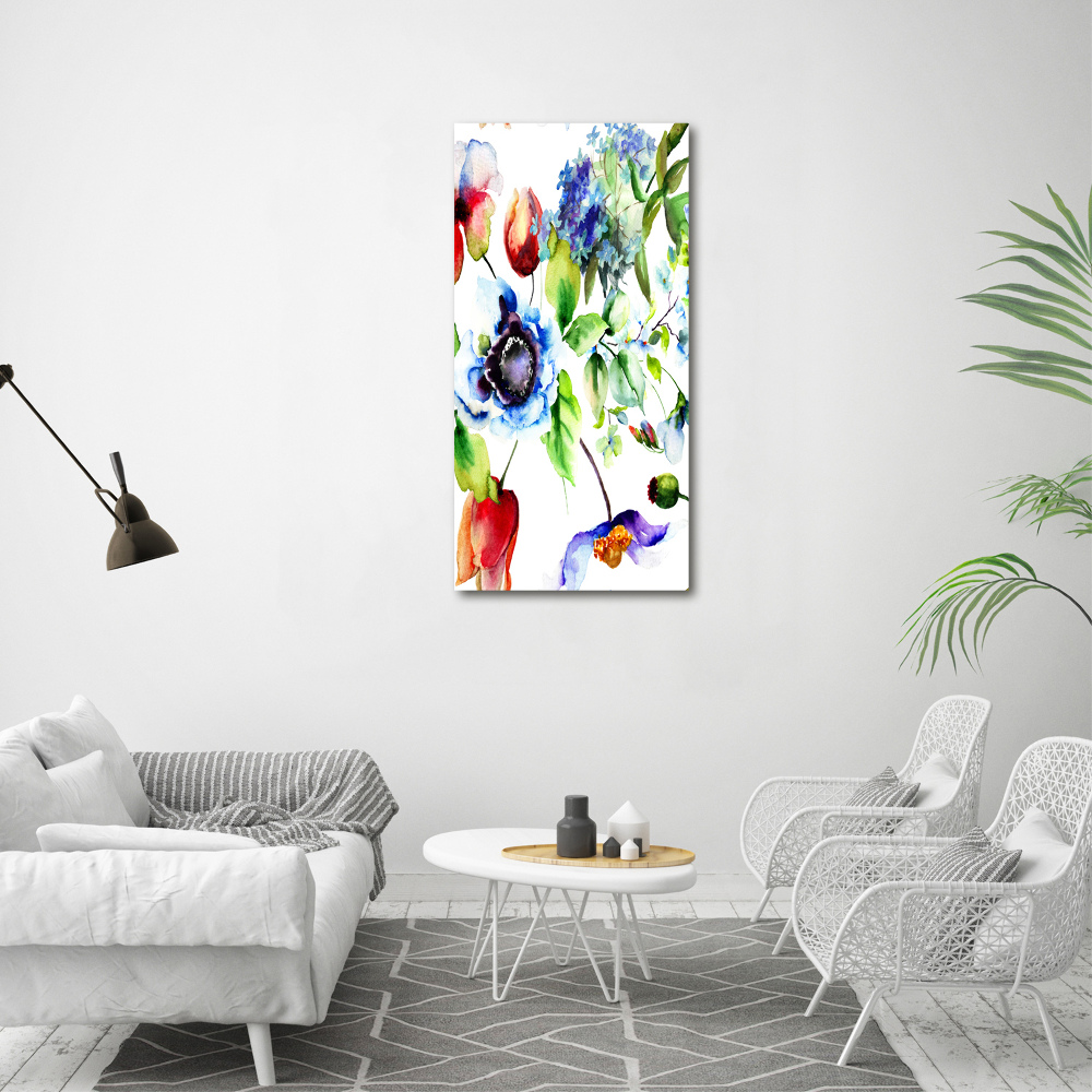 Print on acrylic Field flowers