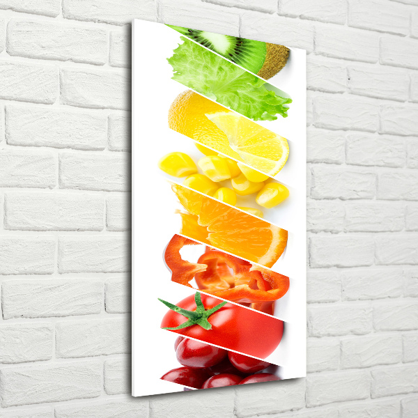 Print on acrylic Vegetables and fruits