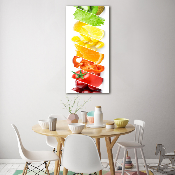 Print on acrylic Vegetables and fruits