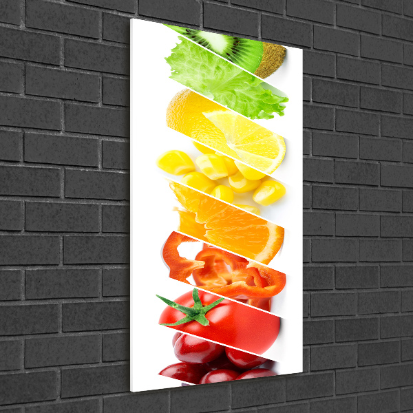 Print on acrylic Vegetables and fruits