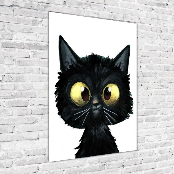 Acrylic glass print Cat