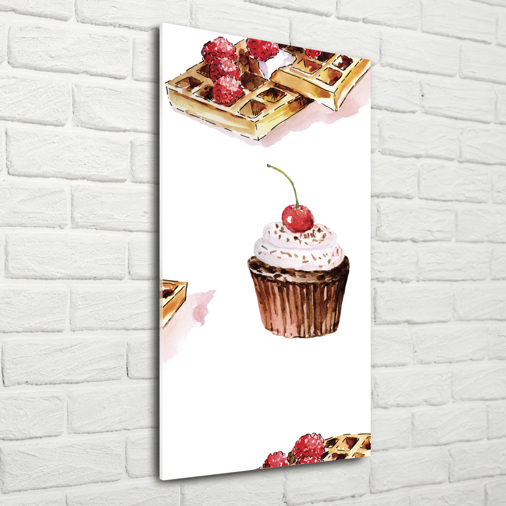 Print on acrylic Muffins and waffles