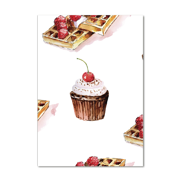 Print on acrylic Muffins and waffles