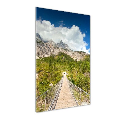 Acrylic print Hanging bridge