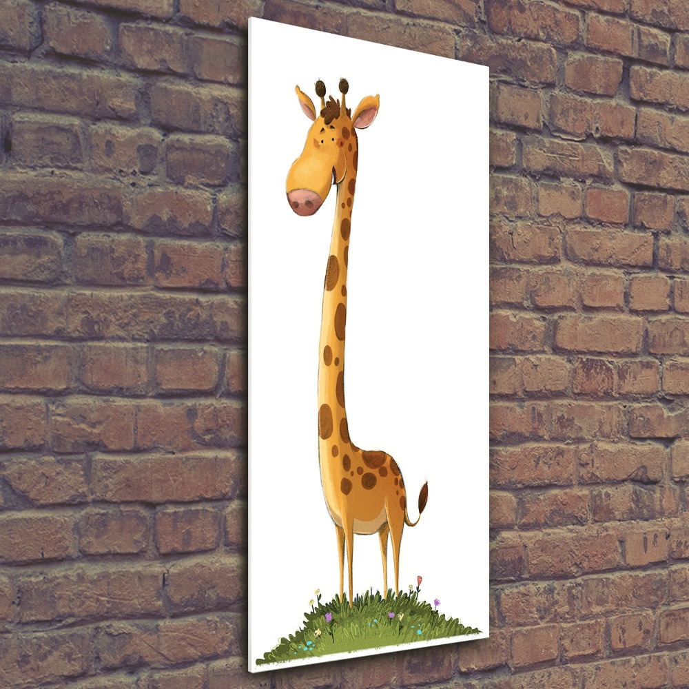 Acrylic glass print Giraffe