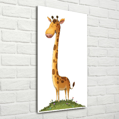 Acrylic glass print Giraffe