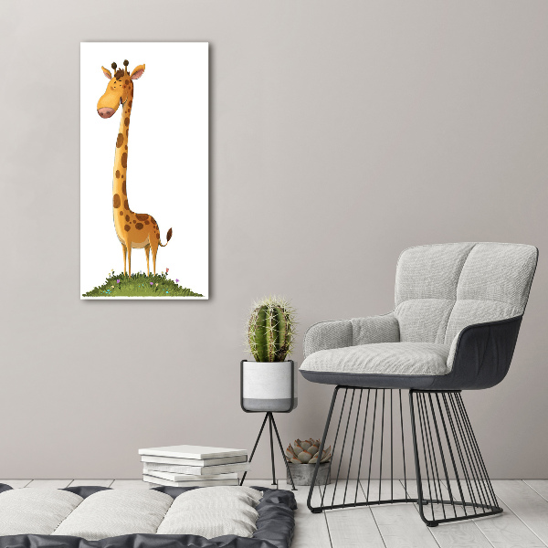 Acrylic glass print Giraffe