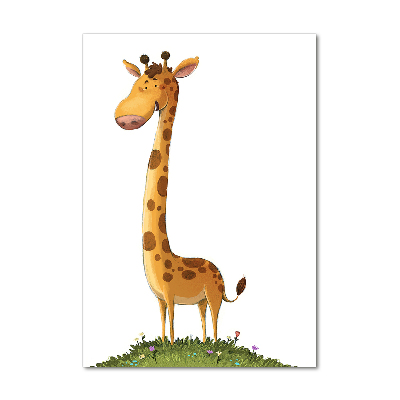 Acrylic glass print Giraffe