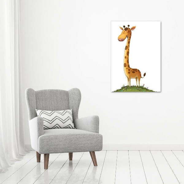 Acrylic glass print Giraffe