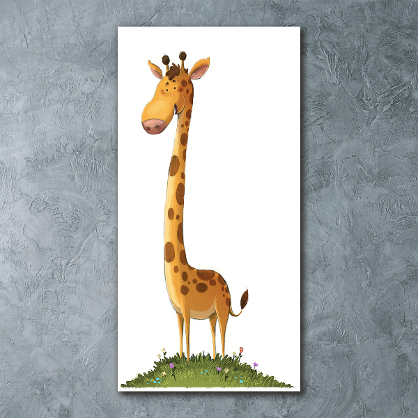 Acrylic glass print Giraffe