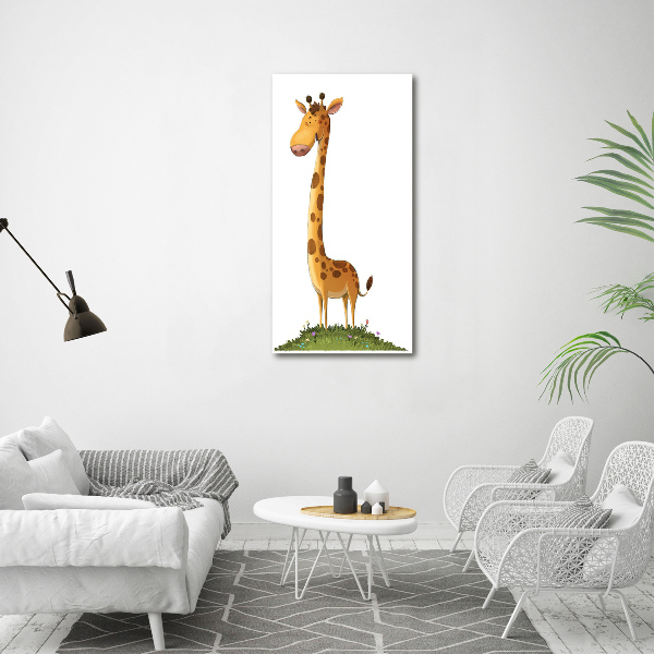 Acrylic glass print Giraffe