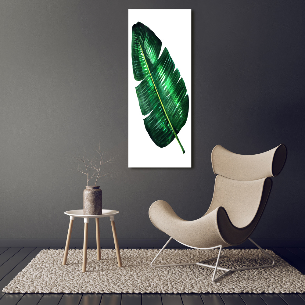 Wall art acrylic Banana leaf