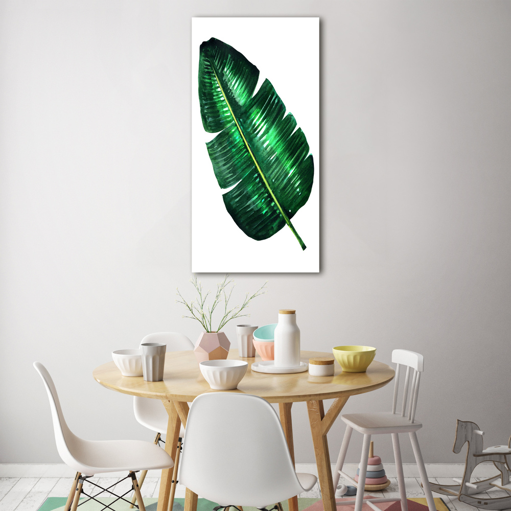 Wall art acrylic Banana leaf