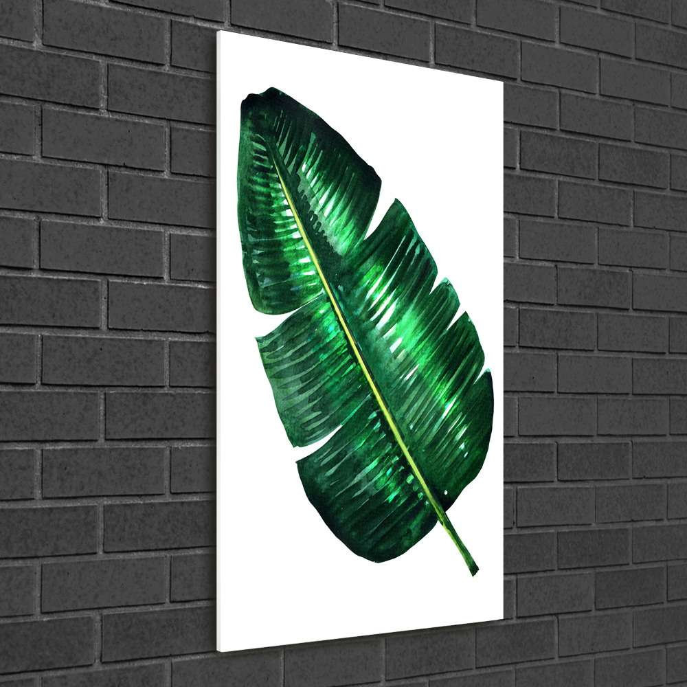 Wall art acrylic Banana leaf