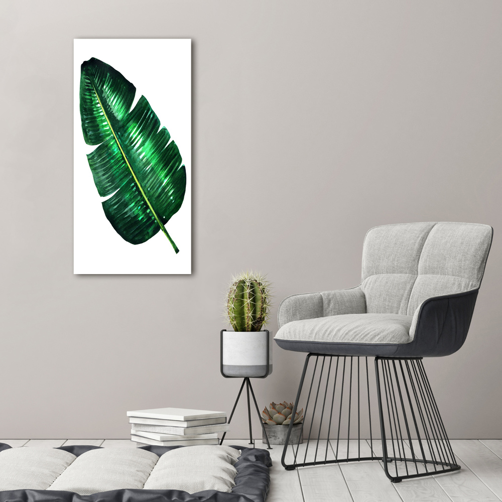 Wall art acrylic Banana leaf