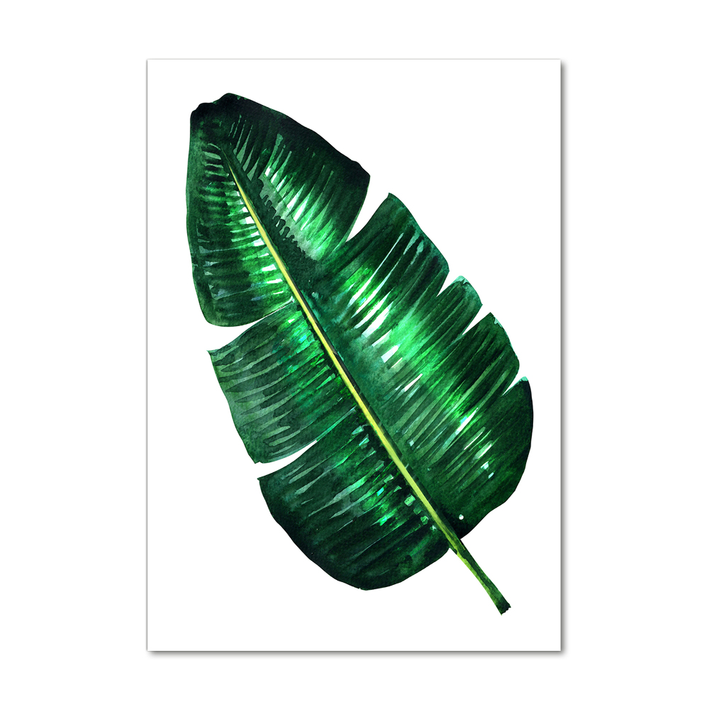 Wall art acrylic Banana leaf