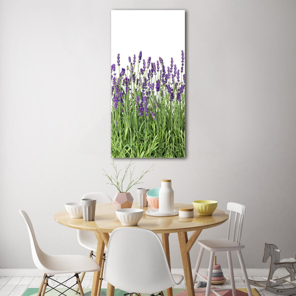 Print on acrylic glass Lavender field