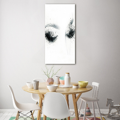 Acrylic glass print Makeup