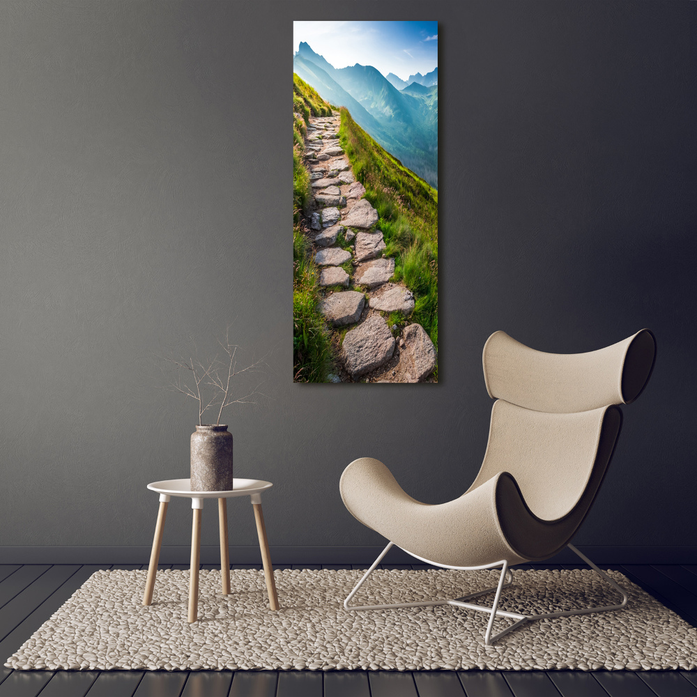 Print on acrylic Mountain trail