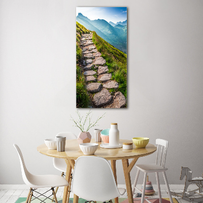 Print on acrylic Mountain trail