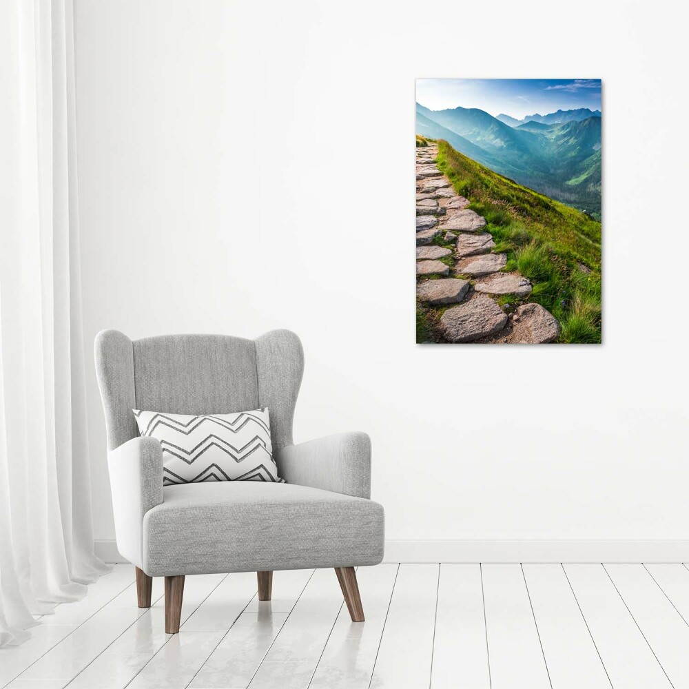 Print on acrylic Mountain trail