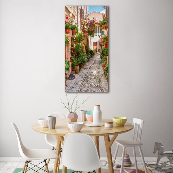 Print on acrylic Italian streets