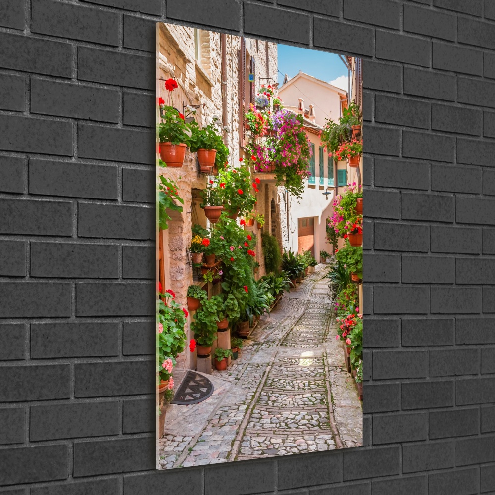 Print on acrylic Italian streets