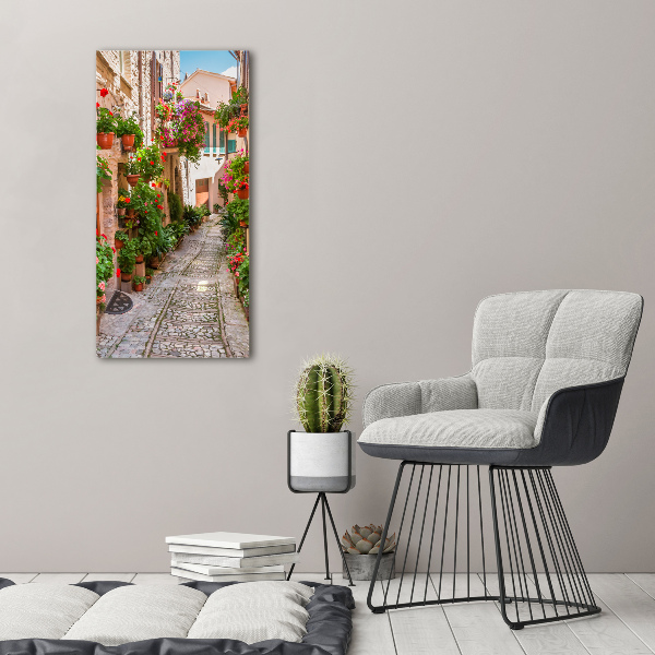 Print on acrylic Italian streets