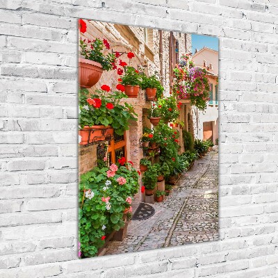 Print on acrylic Italian streets