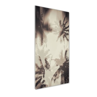 Acrylic print Palm trees