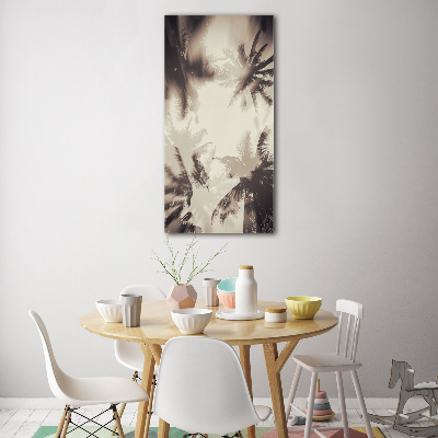 Acrylic print Palm trees