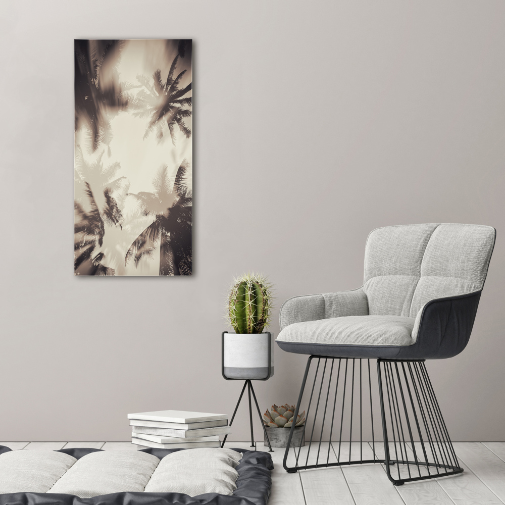 Acrylic print Palm trees