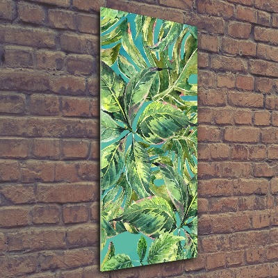 Print on acrylic Tropical leaves